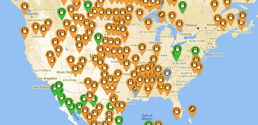 Charging map