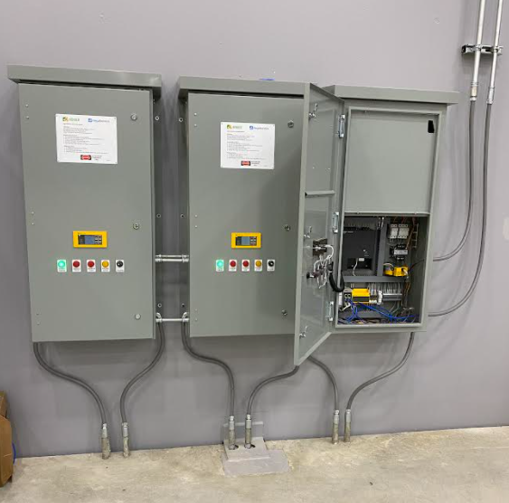 Figure 1: Three HRG panels to protect each 480V bus in the manufacturing facility