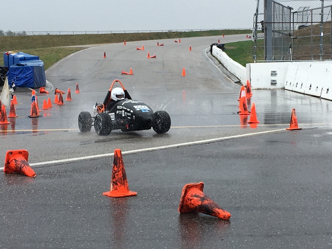 Image of a student racecar